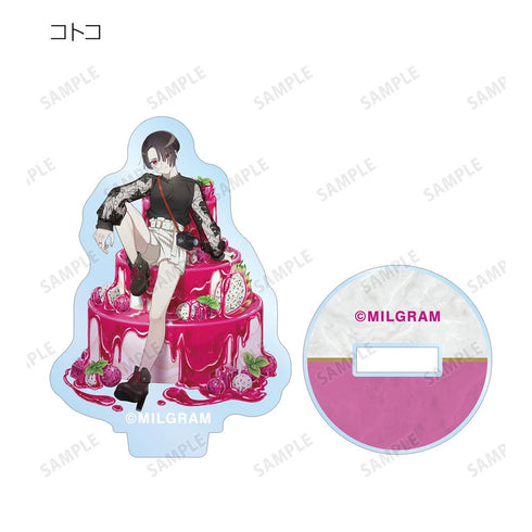 『MILGRAM -ミルグラム-』描き下ろし バースデーver.&休息中ver. トレーディングミニアクリルスタンド(単位/BOX)【202510再販】
